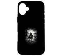 Lone Cowboy Rider In Desert and Western Sky Case for iPhone 16 Plus