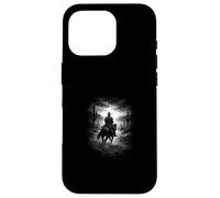 Lone Cowboy Rider In Desert and Western Sky Case for iPhone 16 Pro