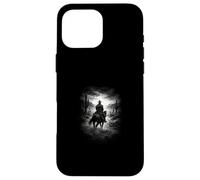 Lone Cowboy Rider In Desert and Western Sky Case for iPhone 16 Pro Max