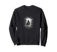 Lone Cowboy Rider In Desert and Western Sky Sweatshirt