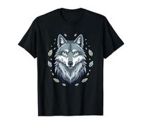 Lone Grey Wolf Spirit of The Wild Forest T-Shirt