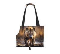 Lone Hyena Printed pet shoulder bag for going out - small dog and cat dual-purpose shoulder bag