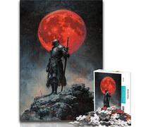 Lone Knight 1000 Piece Jigsaw Puzzles for Teenagers,Educational Games Home Decoration Artists Collection,Fine Art (50x75cm)