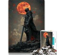 Lone Knight Jigsaw Puzzles for Adults 1000 Jigsaws,Challenging Game Gifts for Is Ideal As A Gift for The Whole Family 38x26cm