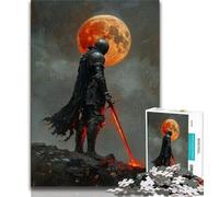 Lone Knight Jigsaws Puzzles 1000 Pieces for Adults Gifts,Brain Intelligence Challenge Addictive Toys for Home Decoration (50x75cm)