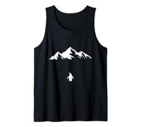 Lone Penguin Survival Trend Graphic But Why Funny Dark Meme Tank Top