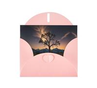 Lone Pine Pink Patterns greeting card 6x4 inches with envelope, covering birthdays, weddings and other occasions