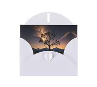Lone Pine White Patterns greeting card 6x4 inches with envelope, covering birthdays, weddings and other occasions