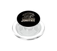 Lone Raccoon Jimothy Survives The Woodlands Meme Fan Support PopSockets PopGrip for MagSafe