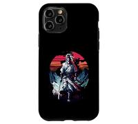 Lone Samurai Warrior Under Crimson Sun Anime Vintage Legend Case for iPhone 11 Pro