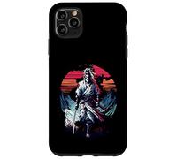 Lone Samurai Warrior Under Crimson Sun Anime Vintage Legend Case for iPhone 11 Pro Max