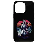 Lone Samurai Warrior Under Crimson Sun Anime Vintage Legend Case for iPhone 13 Pro