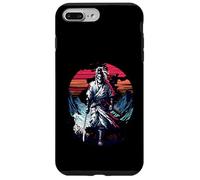 Lone Samurai Warrior Under Crimson Sun Anime Vintage Legend Case for iPhone 7 Plus/8 Plus