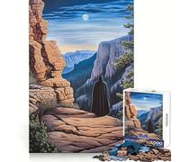 Lone Thoughts 1000 Pieces Puzzles for Teenagers Serene Game Smooth Joint Pattern Build (38x52cm)