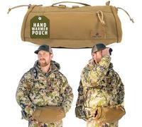 Lone Trail Hunting Hand Warmer Pouch, Hiking, and Camping with 500D Water Repellent Exterior - Hand Muff Hunting 9oz Ultra Light and Adjustable, Sherpa Fleece Lined Tactical HandWarmer