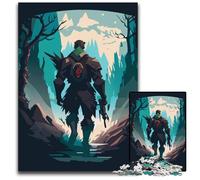 Lone Warrior Jigsaw Puzzles for Adults 1000 Piece Puzzles for Adults Interactive Family Game Ideal Family Activity Game 1000 PCS(75x50cm)