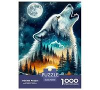 Lone Wolf 1000 Piece Adults Puzzle Kids Age Games Family Games Unique Gifts Challenging & Brainteasing 70x50cm/1000pcs