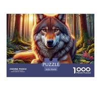 Lone Wolf 1000 Piece Adults Puzzle Kids Age Games Gifts Birthday Home Decoration Challenge High Difficulty 70x50cm/1000pcs