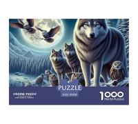 Lone Wolf 1000 Piece Adults Puzzle Kids Age Gifts Gifts Birthday Home Decoration Challenging & Brainteasing 70x50cm/1000pcs