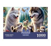 Lone Wolf 1000 Puzzles Adults Puzzle Adults Puzzle Puzzle Game Difficult Impossible Challenge High Difficulty 70x50cm/1000pcs