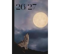 Lone Wolf 2026/2027 A5 Week To View Hardback Academic Diary With Weekly Affirmations: Student Mid Year School Planner With Timetable