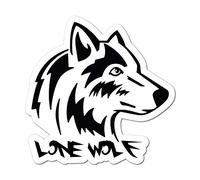 Lone Wolf Club Sticker Decal Ranger Howl Dog