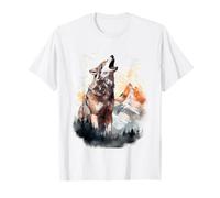 Lone Wolf in the mountains wolves wild animal T-Shirt