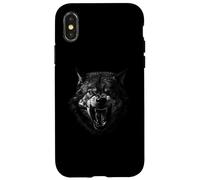 Lone Wolf Moon Howling Wolf Pack Head Wolves Howl Case for iPhone X/XS
