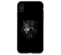 Lone Wolf Moon Howling Wolf Pack Head Wolves Howl Case for iPhone XS Max