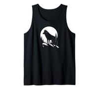 Lone Wolf Moon Howling Wolf Pack Head Wolves Howl Tank Top