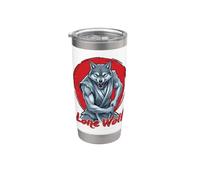 Lone Wolf Ninja Warrior Samurai Swords Men Women Kids Stainless Steel Insulated Tumbler