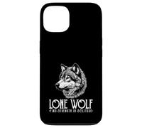 Lone Wolf Strength Solitude Wolf Howling Wildlife Animal Case for iPhone 13