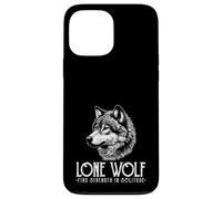 Lone Wolf Strength Solitude Wolf Howling Wildlife Animal Case for iPhone 13 Pro Max