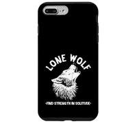 Lone Wolf Strength Solitude Wolf Howling Wildlife Animal Case for iPhone 7 Plus/8 Plus