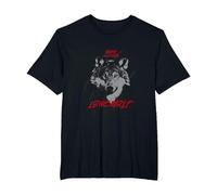 Lone Wolf T-Shirt, Men's Big and Tall, Black, 3X Tall