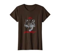 Lone Wolf T-Shirt, Women, Brown, X-Large