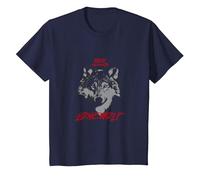 Lone Wolf T-Shirt, Youth, Navy Blue, 3T