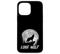 Lone Wolf Vintage Wolf Howling Wildlife Animal Case for iPhone 13 Pro Max