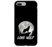 Lone Wolf Vintage Wolf Howling Wildlife Animal Case for iPhone 7 Plus/8 Plus