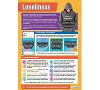 Loneliness Poster - Mental Health - Laminated - 594 x 850 mm (A1) - Educational School and Classroom Posters