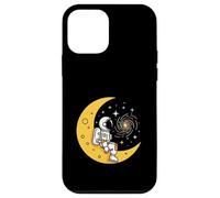 Lonely Astronaut On Moon Sitting Alone Introvert Space Lover Case for iPhone 12 mini