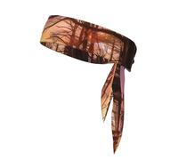 Lonely Bench Sunset Printed sports bandage fitness bandage suitable for sports enthusiasts ninja football and basketball