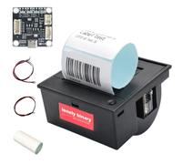 LONELY BINARY 58mm Thermal Label Printer Module Kit with Type-C TTL Base Board - UART TTL USB RS232, PD 9V Power Supply, Compatible with Arduino ESP32-S3 Raspberry Pi Pico