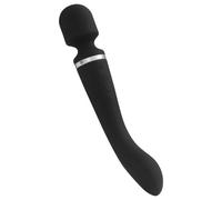 Lonely Boat - Battery-Powered 2-in-1 Massage Vibrator (Black)