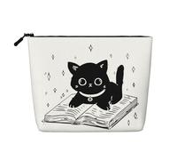 Lonely Cat Large Capacity Women's Makeup Bag, Portable, Travel Essentials Cosmetic Bag