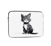 Lonely Cat Printing 12 inch Laptop Case Essential Accessory for Commuting and Office Use