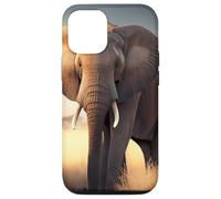 Lonely elephant in the African savanna Case for iPhone 12/12 Pro
