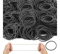 Lonely high heels 1300 Pcs Black Elastic Bands Strong Rubber Bands 450g Heavy Duty Stretchable Bands Natural for Office School Supplies Home Hair Bank Paper Money Bands (38 * 1.4mm)