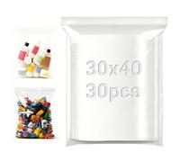 Lonely high heels 30x40 cm Resealable Plastic Bags 30 Pcs Sealable Large Sealed Bags Clear Sealable Bag Plastic Seal Bag Zip Lock for Food Clothing Office Supplies Collectibles Storage