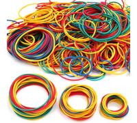 Lonely high heels 500 Pcs Elastic Bands Heavy Duty Coloured Thick Rubber Bands 25x1.4 mm Natural Strong Elastic Band Wide Rubber Band Stationary Stretchable for Home School Offices